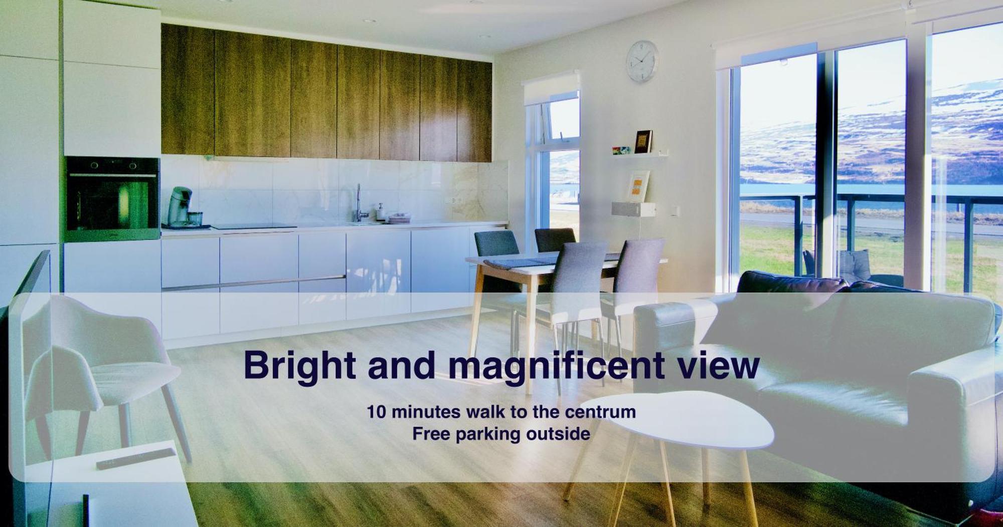 Dream View Apartment Акурейрі Екстер'єр фото